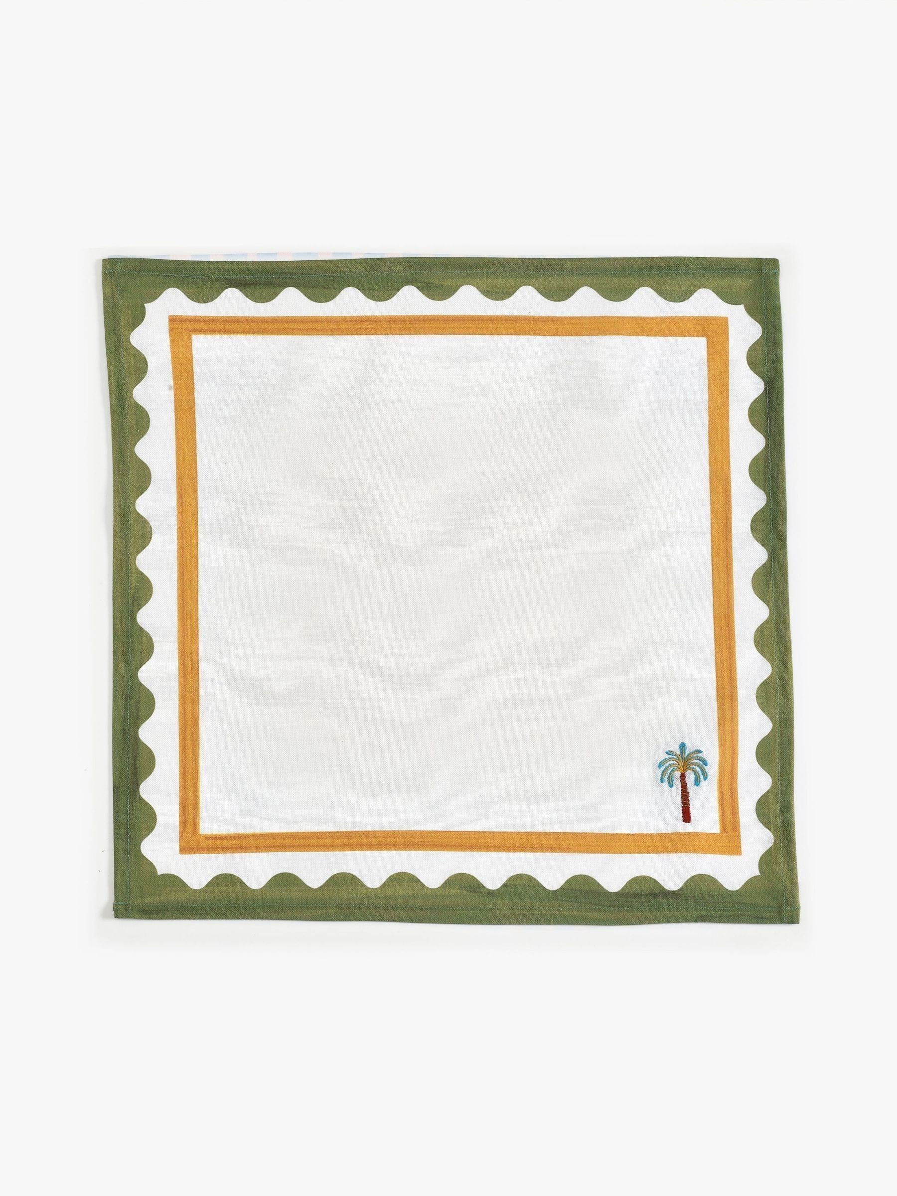 Eleanor Bowmer white icon napkins set of 4 45.5cm, UK version