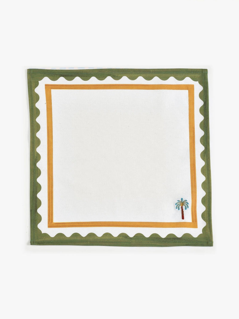 Eleanor Bowmer white icon napkins set of 4 45.5cm, UK version