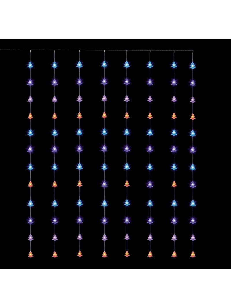 Premier Decorations rainbow tree LED curtain lights 1.2x1.2m (British brand)