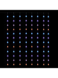 Premier Decorations rainbow tree LED curtain lights 1.2x1.2m (British brand)