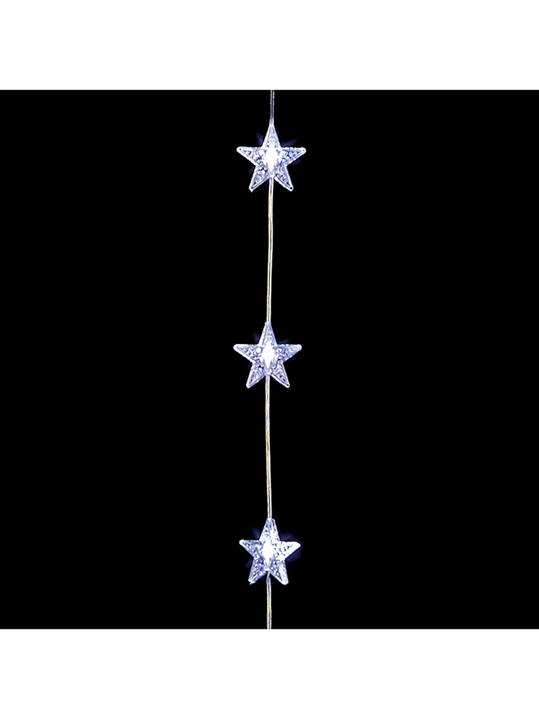 Premier Decorations 1.2m white flexi bright star fairy lights (British brand)