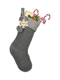 Dibor personalised Christmas stocking with name tag 48cm - British product