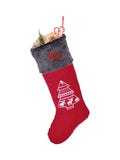 Dibor personalised Christmas stocking H51 W18cm - British product