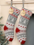 Dibor personalised Christmas stocking 44x18cm - British product