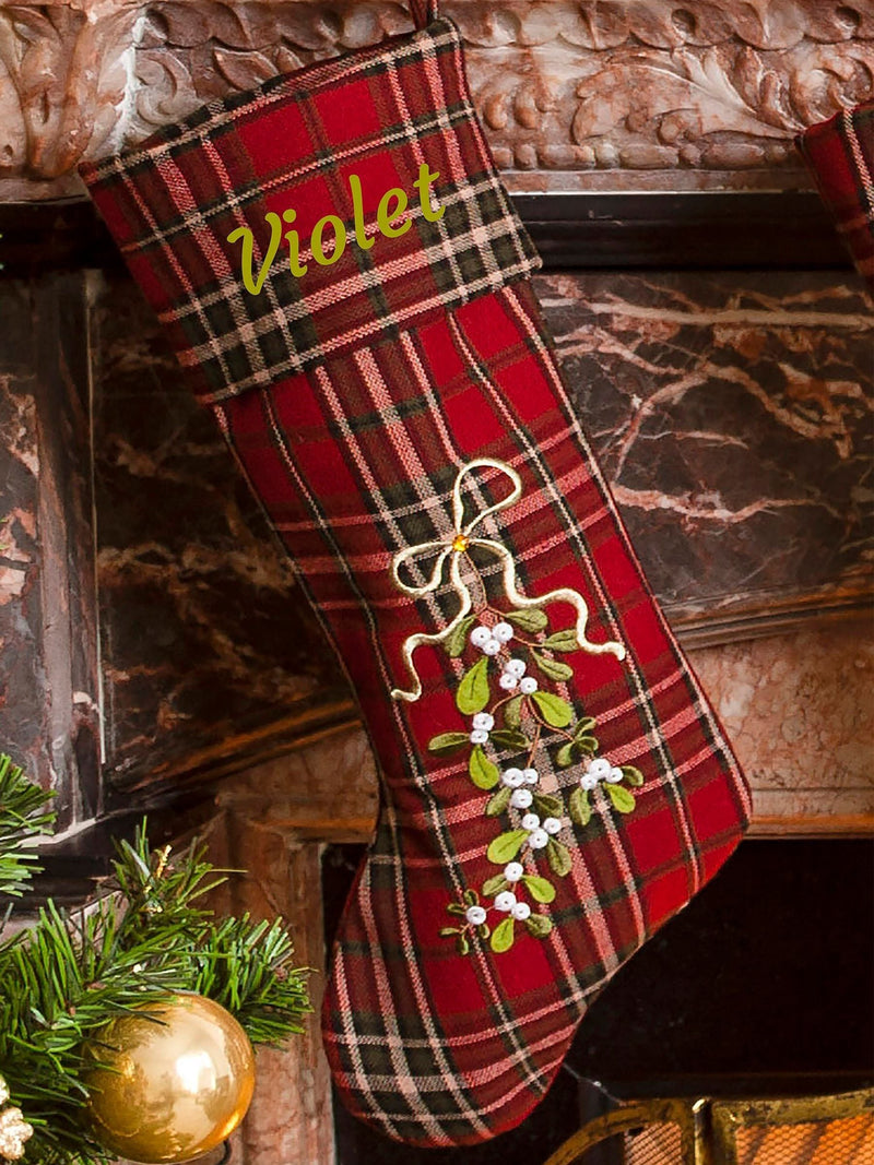 Dibor personalisable Christmas stocking 44x28cm - British product