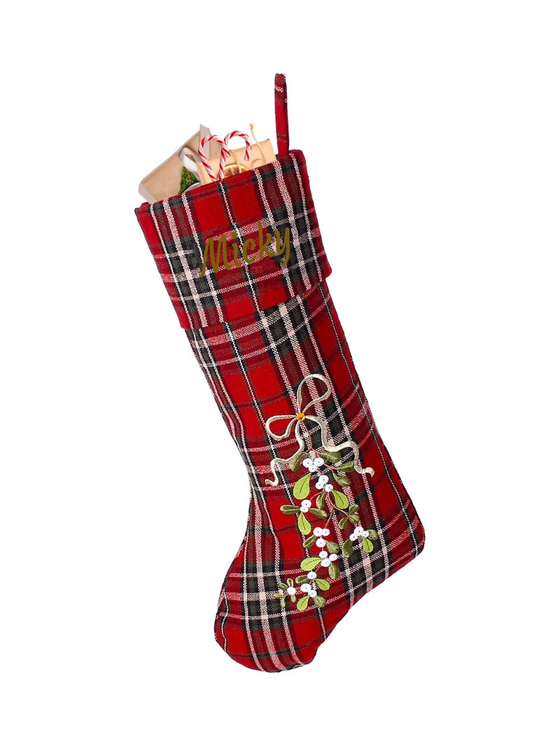 Dibor personalisable Christmas stocking 44x28cm - British product