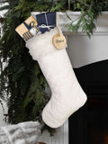 Dibor personalised Christmas stocking with quilted finish - British product
