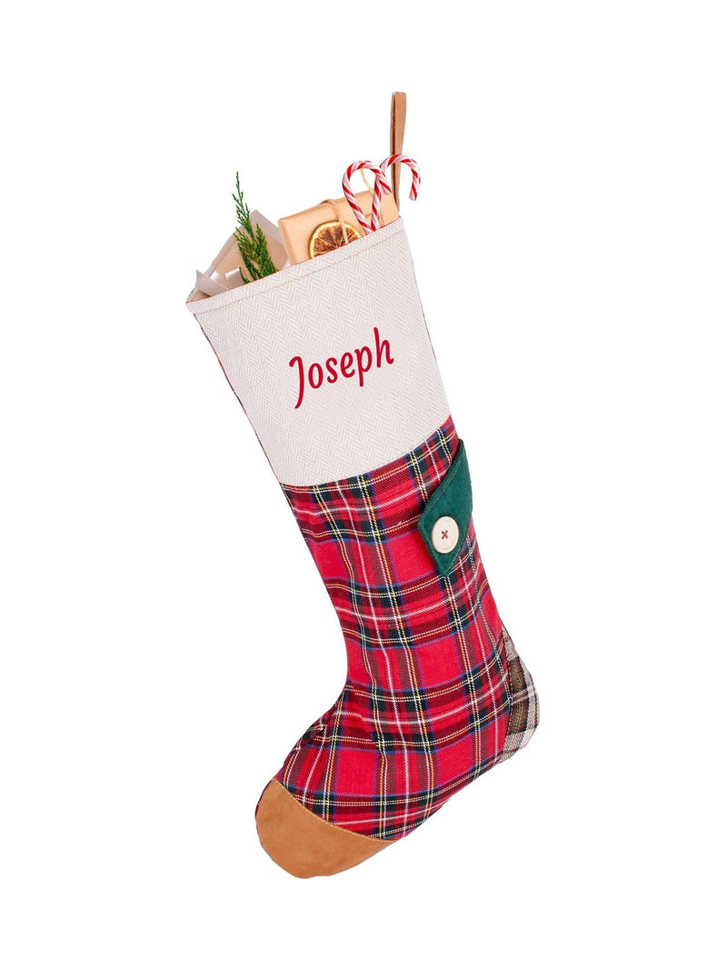 Dibor personalised Christmas stocking 50cm - British product