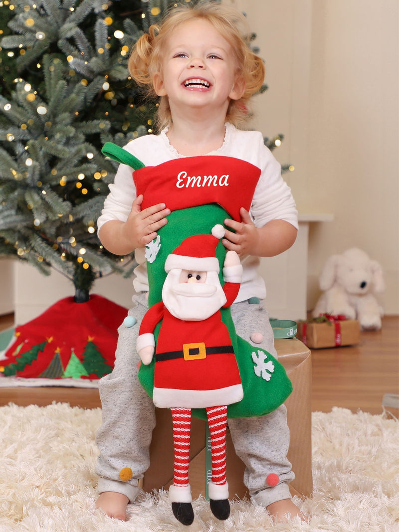 Dibor personalised Christmas stocking - British product