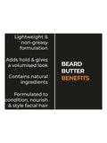 Mo Bros beard butter black cherry 100ml, imported from the UK