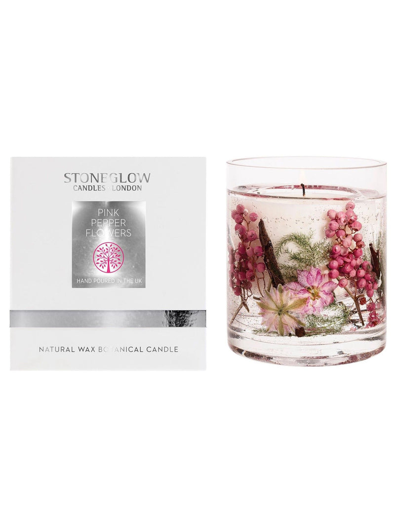 Stoneglow Pink Pepper Flowers candle, imported from the UK