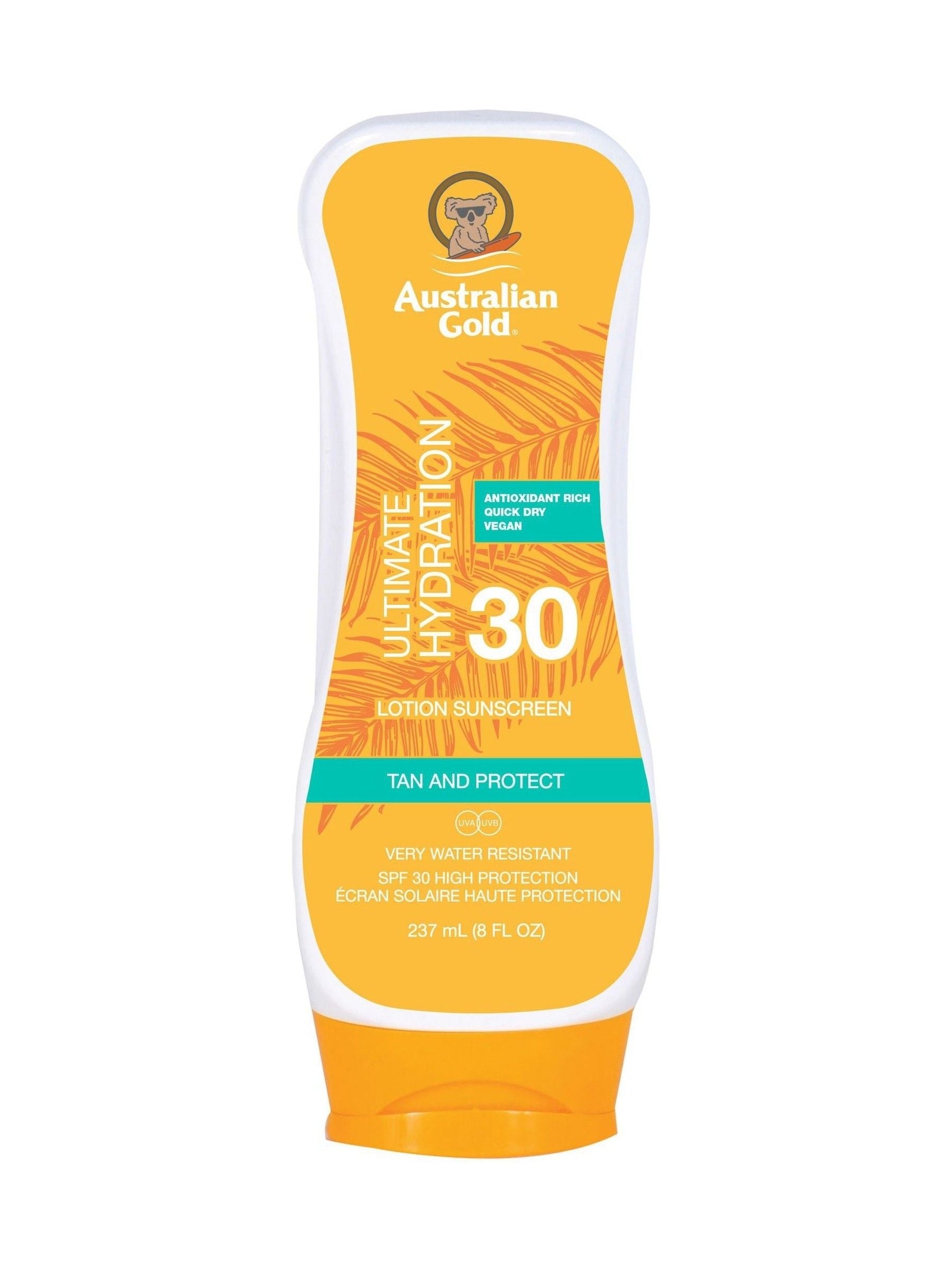 Australian Gold SPF 30 Ultimate Hydration Lotion Suncream 237ml - British product