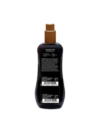 Next Australian Gold SPF 30 Instant Bronzer Spray Gel Sun Cream 237ml- Buy online at McGrocer
