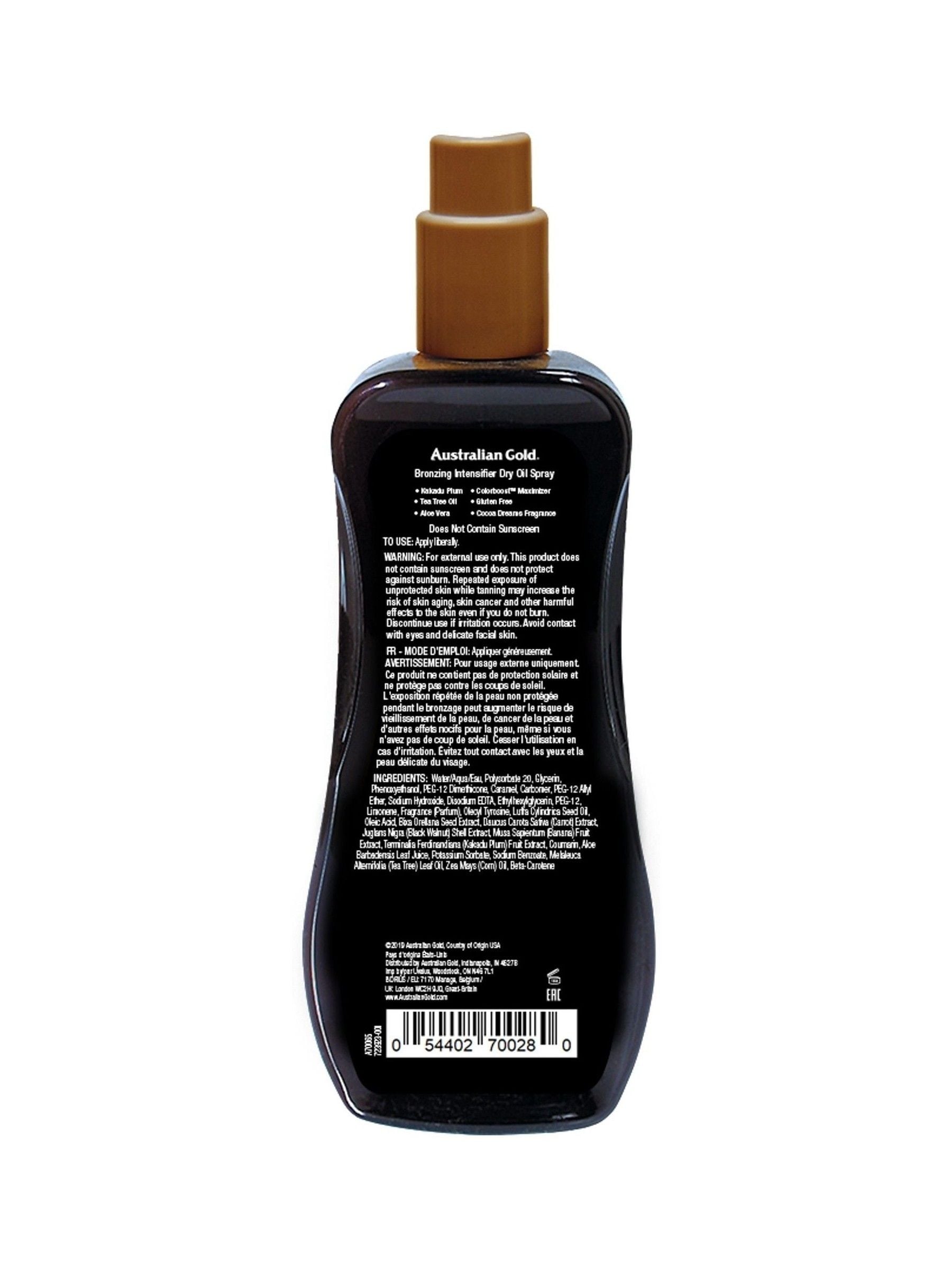 Australian Gold bronzing dry oil spray Classic CocoaDreams 237ml - britisk produkt