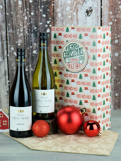 Neste LeBonVin God Jul Fransk Vin Tvilling Eskegave- Kjøp online hos McGrocer