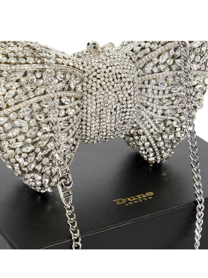 Dune London Enchant diamante clutch bag, UK version