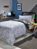 Bedlam Black Game Glow in the Dark Duvet Cover Set