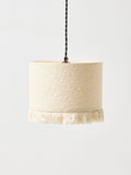 Oliver Bonas boucle tassel drum lamp shade small (British brand)