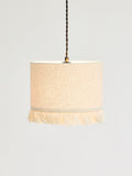 Oliver Bonas boucle tassel drum lamp shade small (British brand)