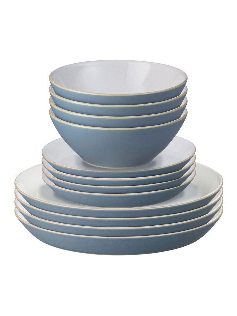 Denby Cream Impression 12-piece tableware set - British product
