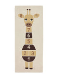 OYOY Mini Yellow Giraffe Hopscotch Rug - British product