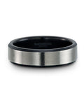 Beaverbrooks black zirconium men's ring 6mm width - British product