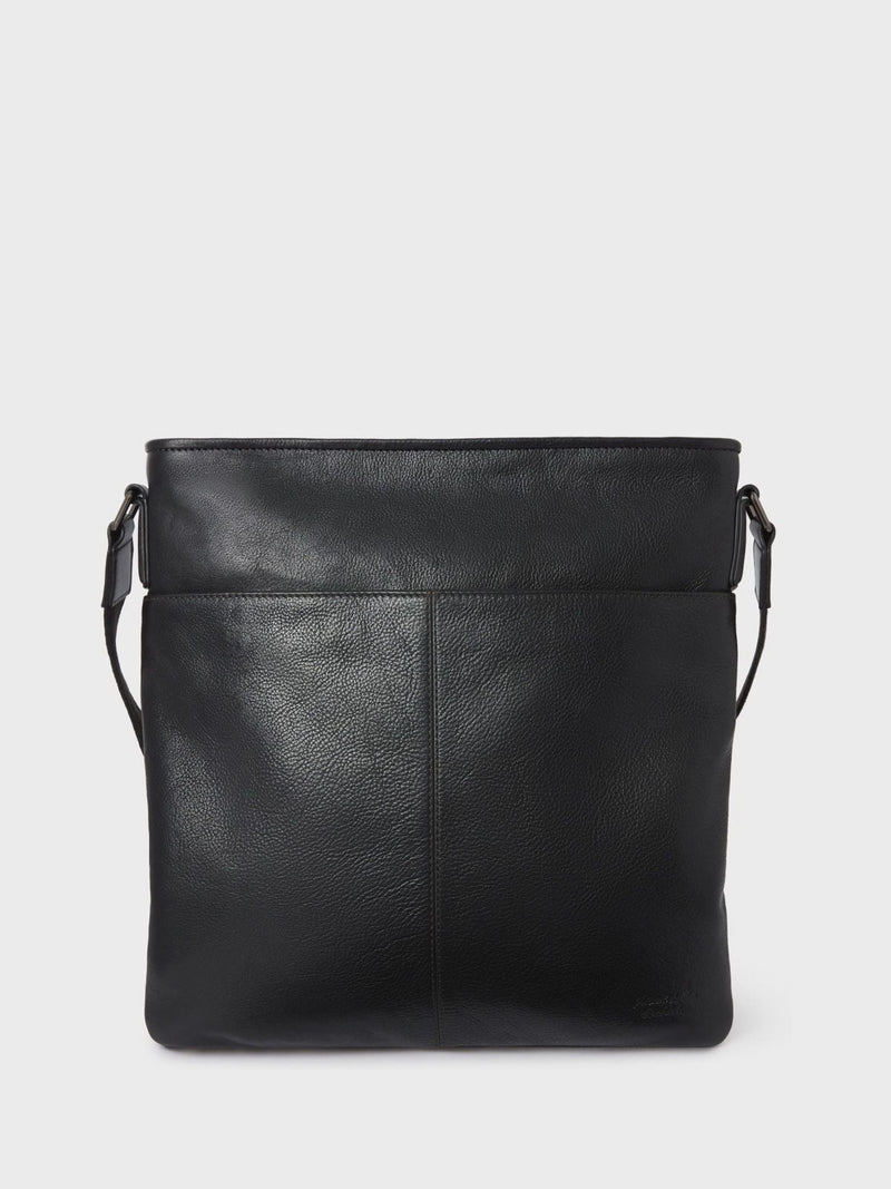 Osprey London Compass cross-body bag black, imported from the UK