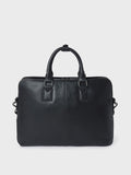 Osprey London black leather laptop bag (British brand)