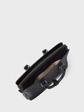 Osprey London black leather laptop bag (British brand)