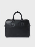 Osprey London black leather laptop bag (British brand)