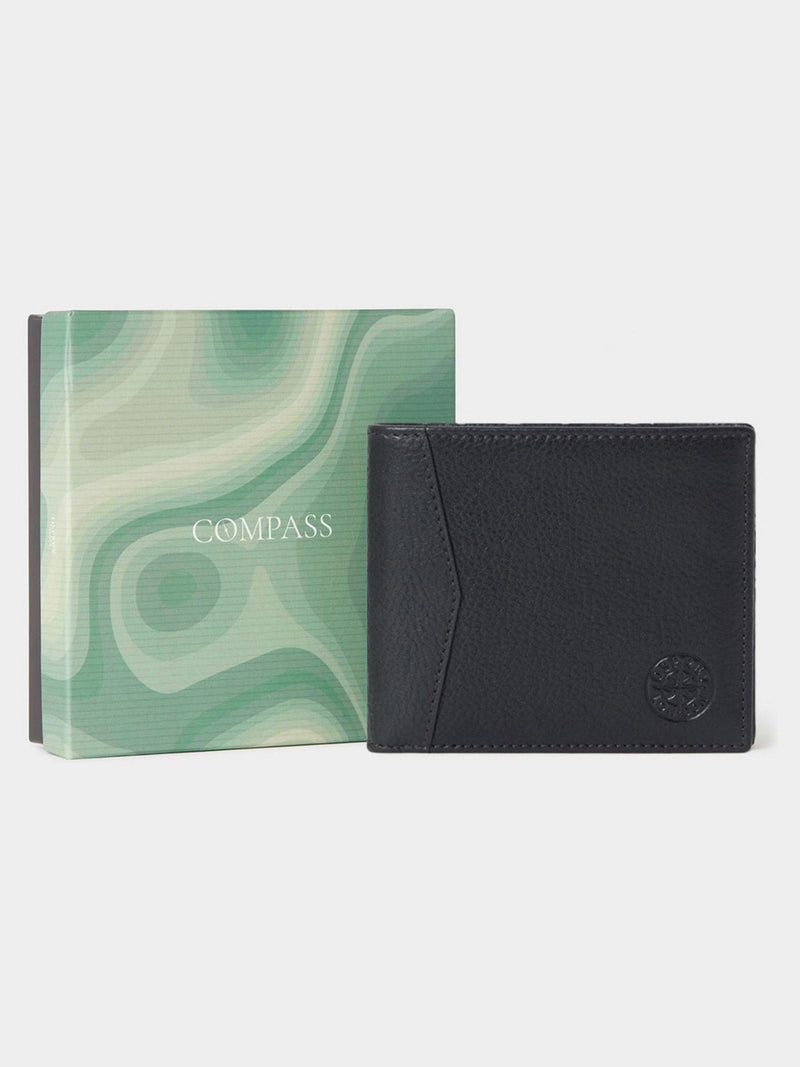 Osprey London The Compass Green Leather Coin Wallet