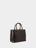 Osprey London Adaline leather work bag dark brown - British product
