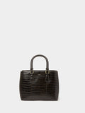 Osprey London Adaline leather work bag dark brown - British product