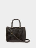 Osprey London Adaline leather work bag dark brown - British product