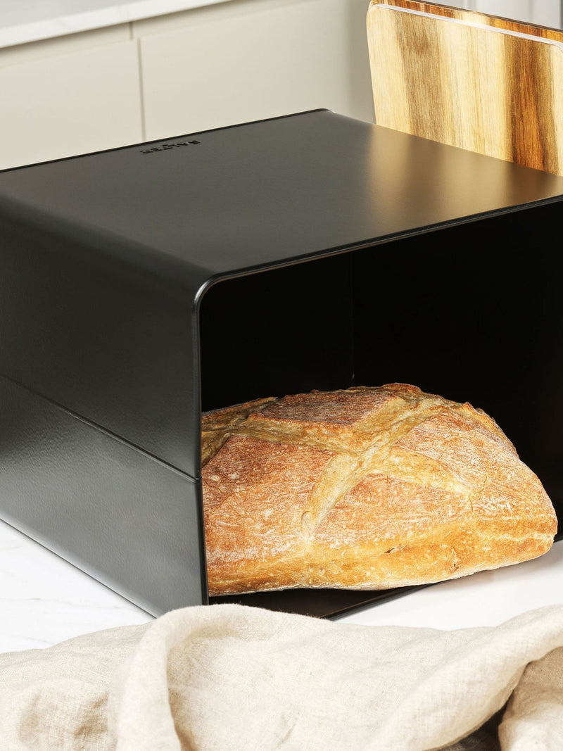 Salter Black Toronto bread bin (British brand)