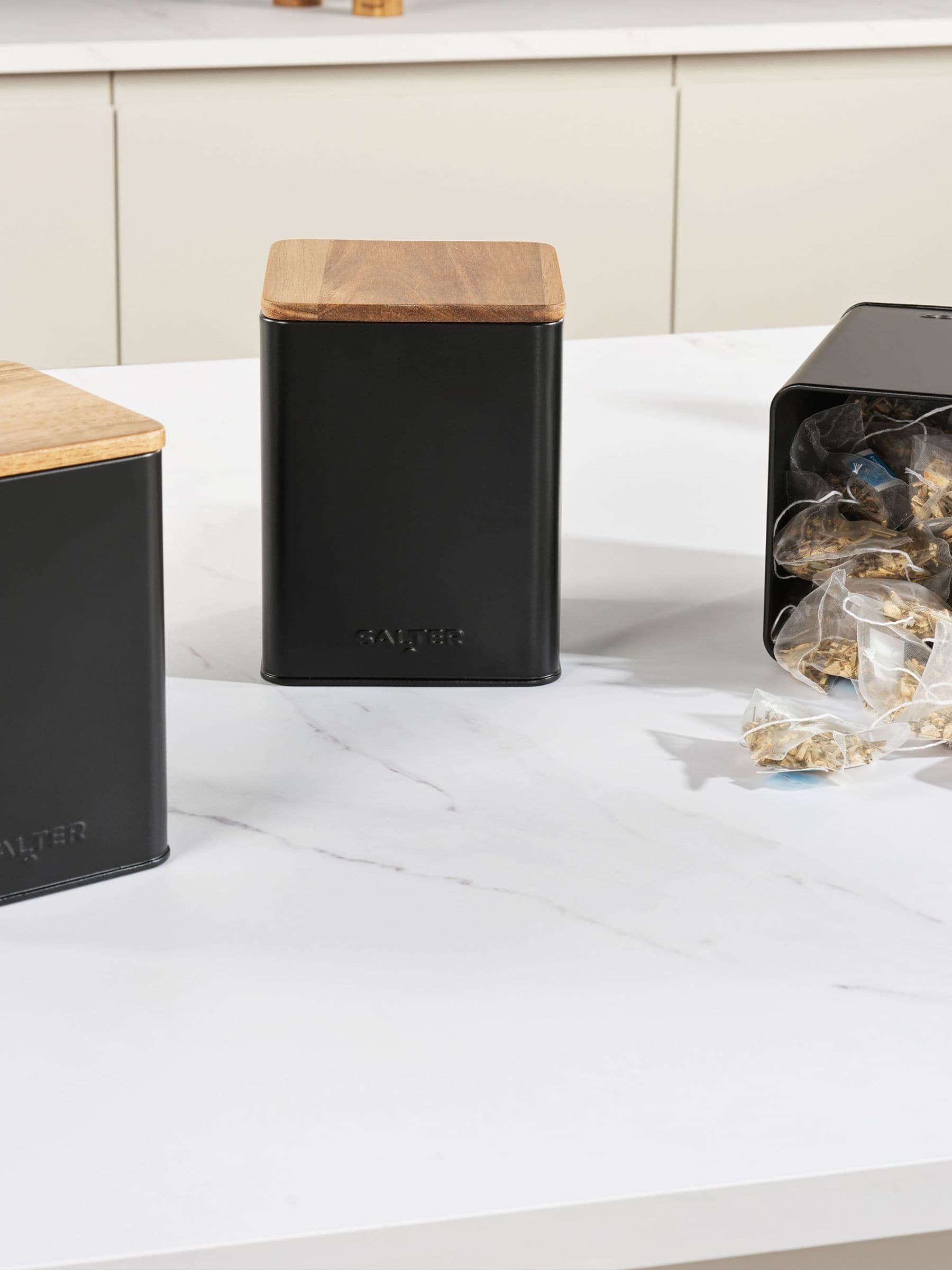 Salter White Toronto Countertop Storage Set (British brand)