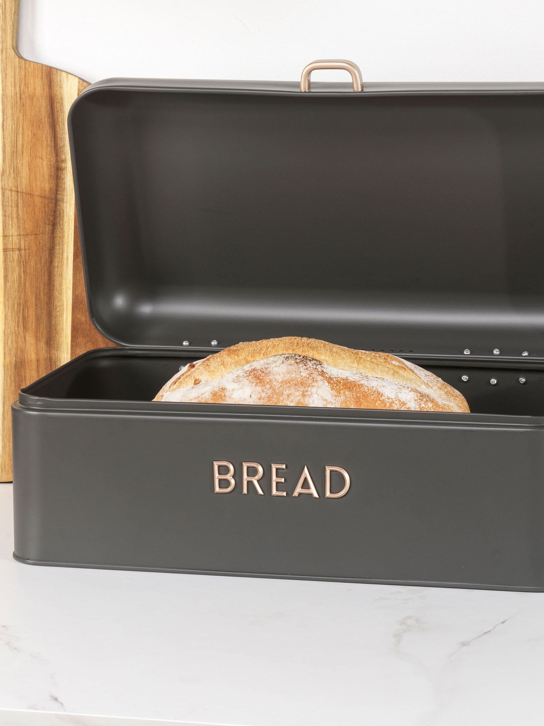 Salter Charcoal Pebble 4-piece countertop storage set (British brand)