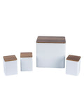 Salter White Toronto Countertop Storage Set (British brand)