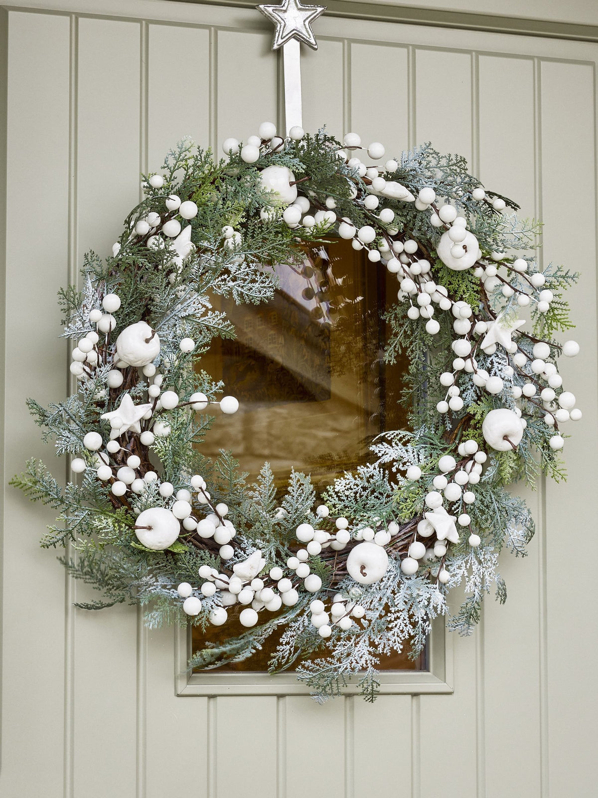 Dibor green winter orchard wreath 50cm, UK version