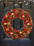 Dibor Brown Giant Canterbury wreath 50cm, imported from the UK