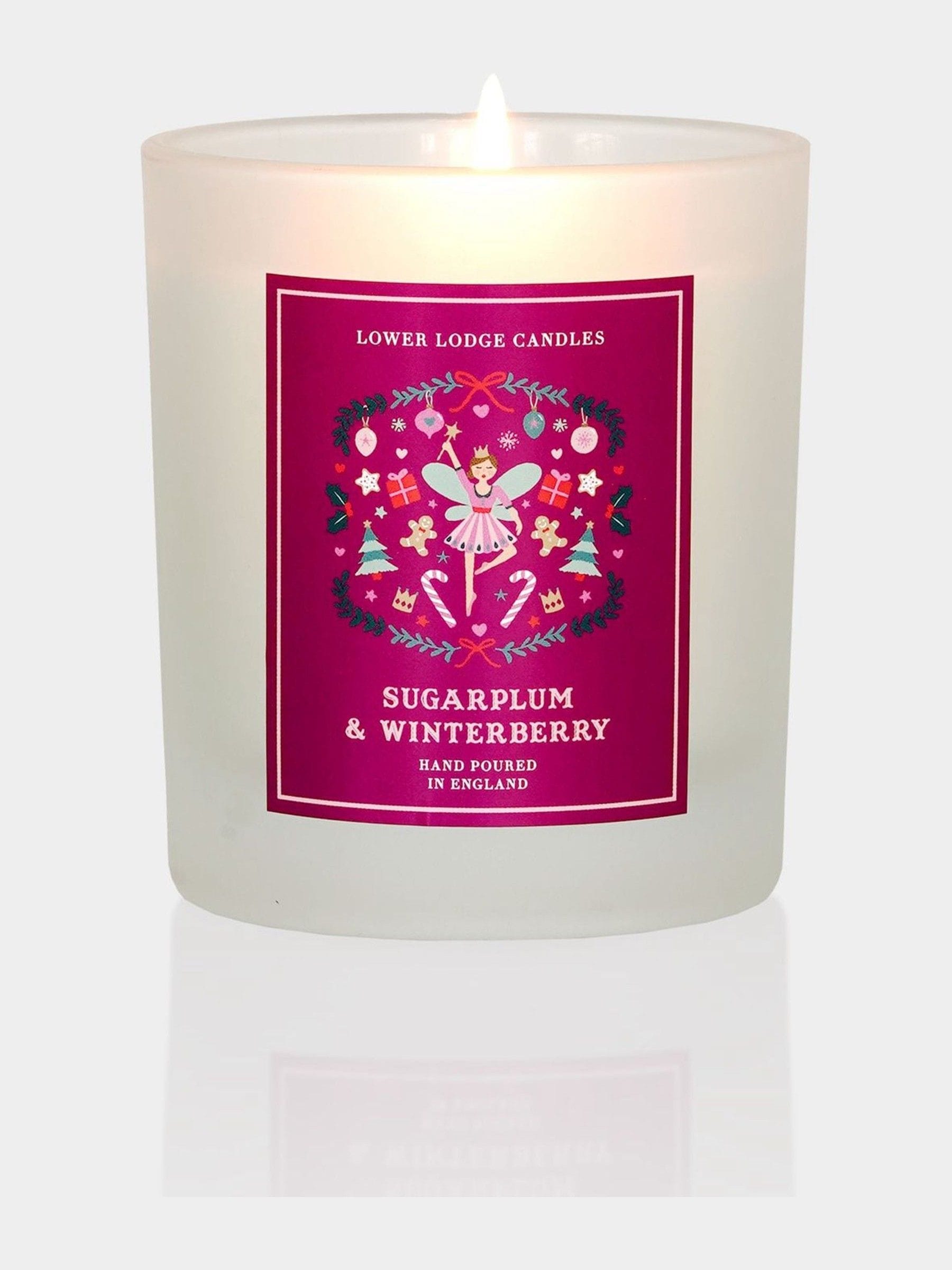Lower Lodge Candles Sugarplum and Winterberry 1 Wick Scented Candle