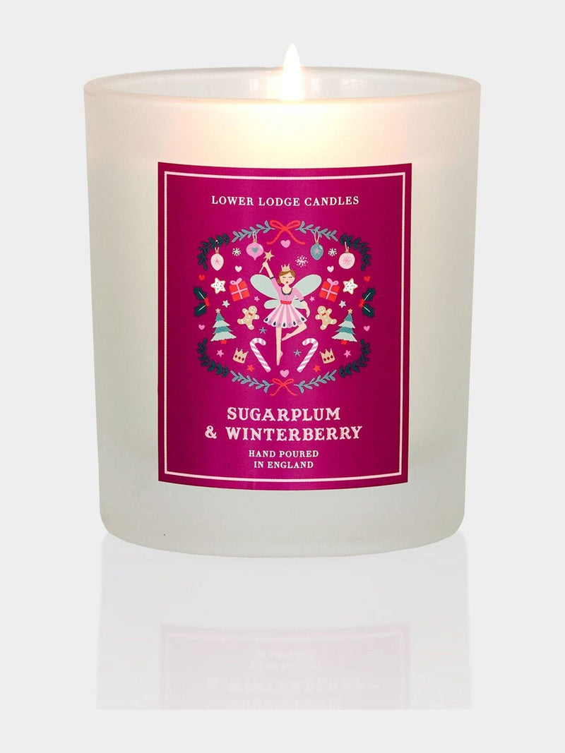 Lower Lodge Candles Sugarplum and Winterberry 1 Wick Scented Candle