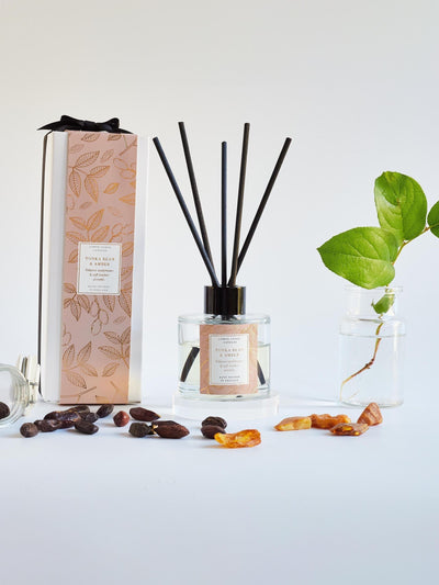 Next Lower Lodge Candles Oak Hills Tonka Bean & Amber 115ml Reed Diffuser- Buy online at McGrocer