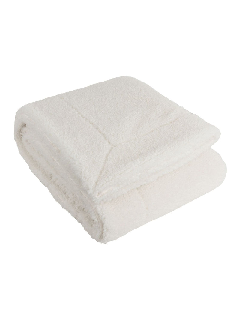 Yard Ecru Olann faux shearling throw 180cm x 130cm, imported from the UK.