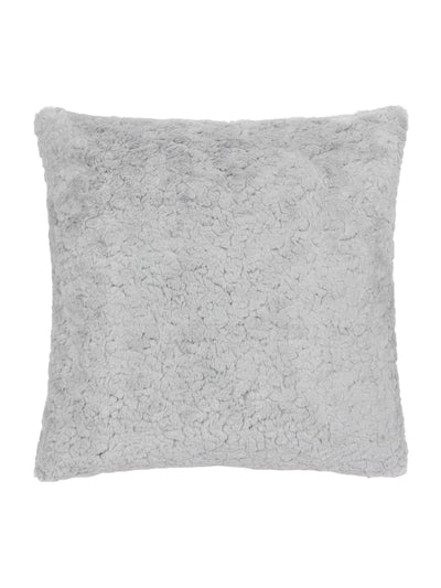 Next Furn Slate Grey Megeve Faux Fur Cushion- Buy online at McGrocer