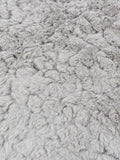 Furn Slate Grey Megeve faux fur cushion 55cm (British brand)