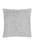 Furn Slate Grey Megeve faux fur cushion 55cm (British brand)