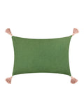 Paoletti Delphine floral tasselled cushion, UK version
