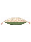 Paoletti Delphine floral tasselled cushion, UK version