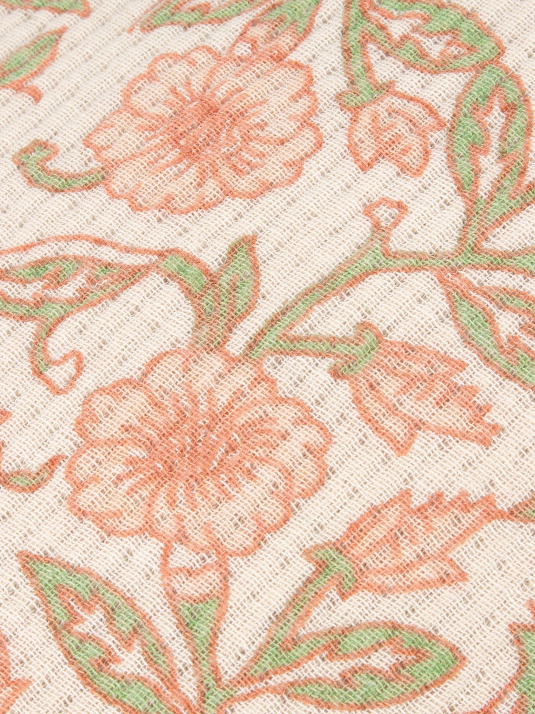 Paoletti Delphine floral tasselled cushion, UK version